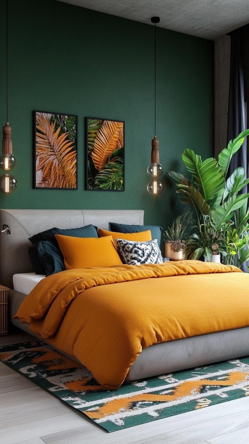 20 Moody Green Bedroom Ideas for a Cozy Retreat