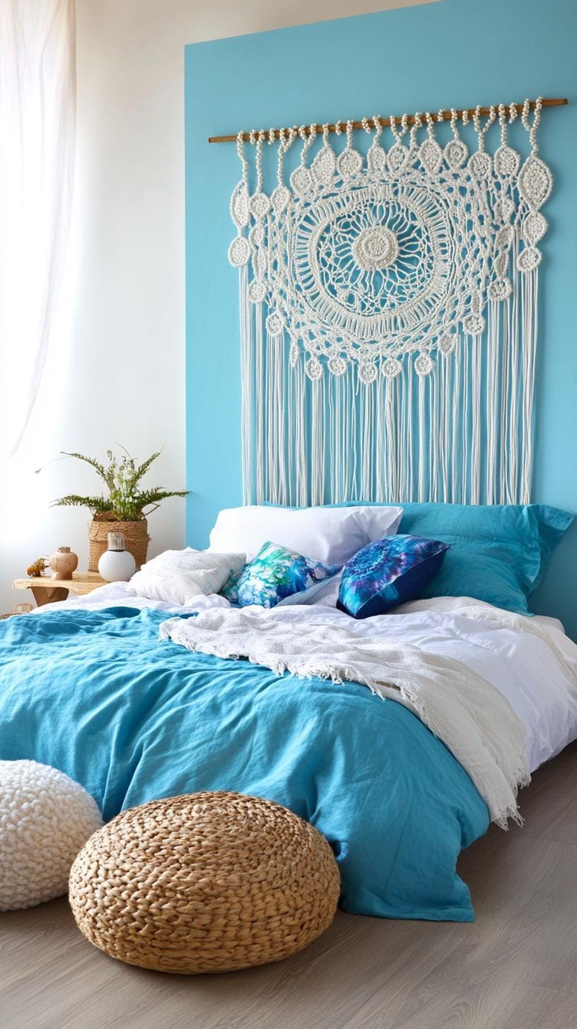 21 Best Blue Boho Bedroom Ideas to Inspire You