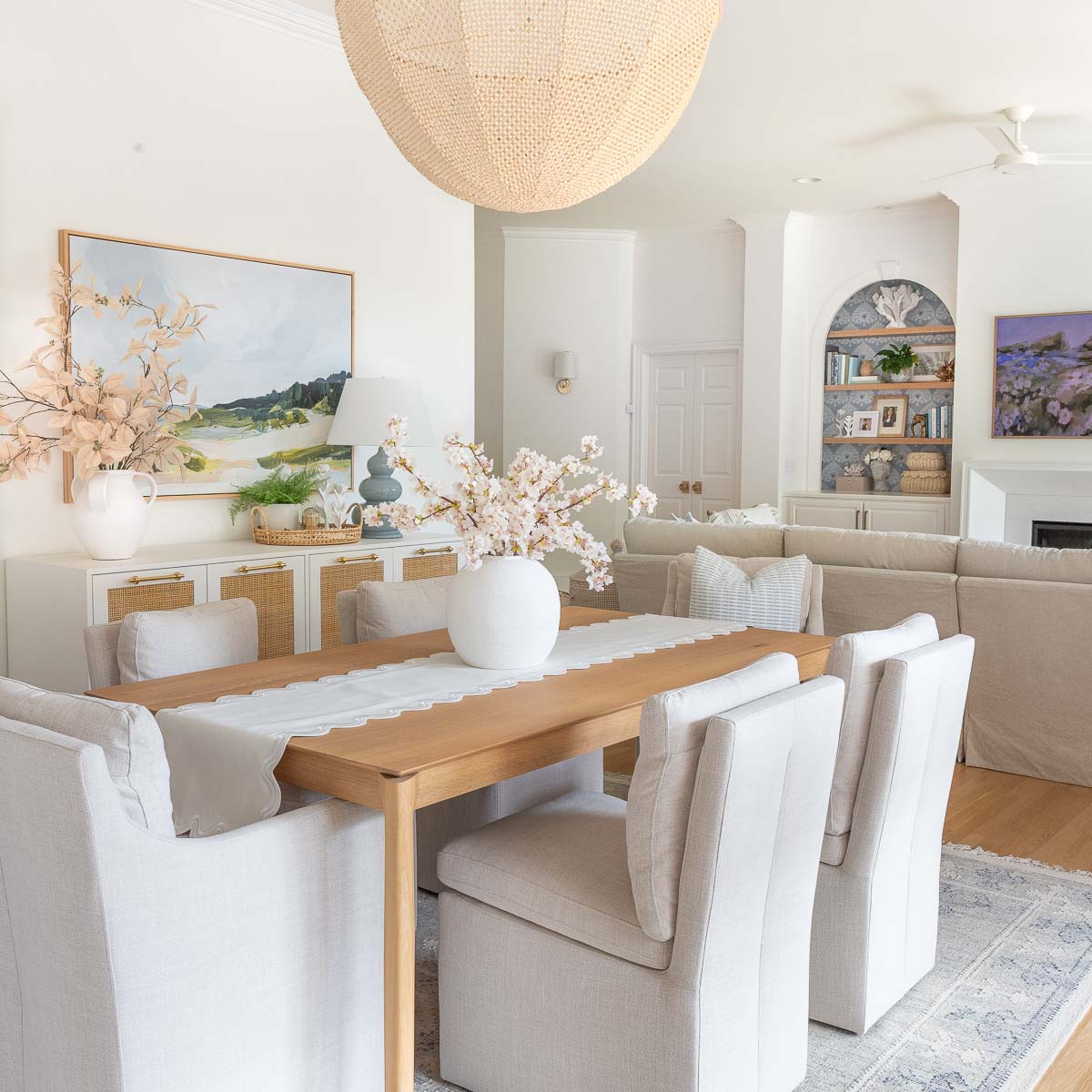 Dining Room “Before” & “After” + Rug Size Guide