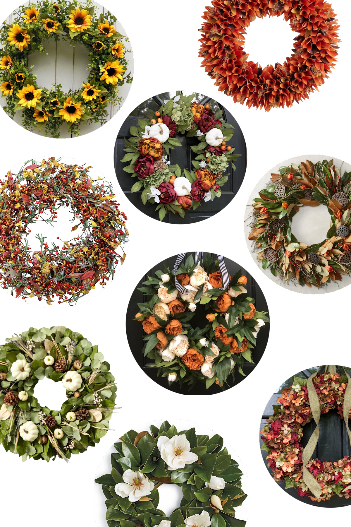Favorite Fall Wreaths For Your Front Door!